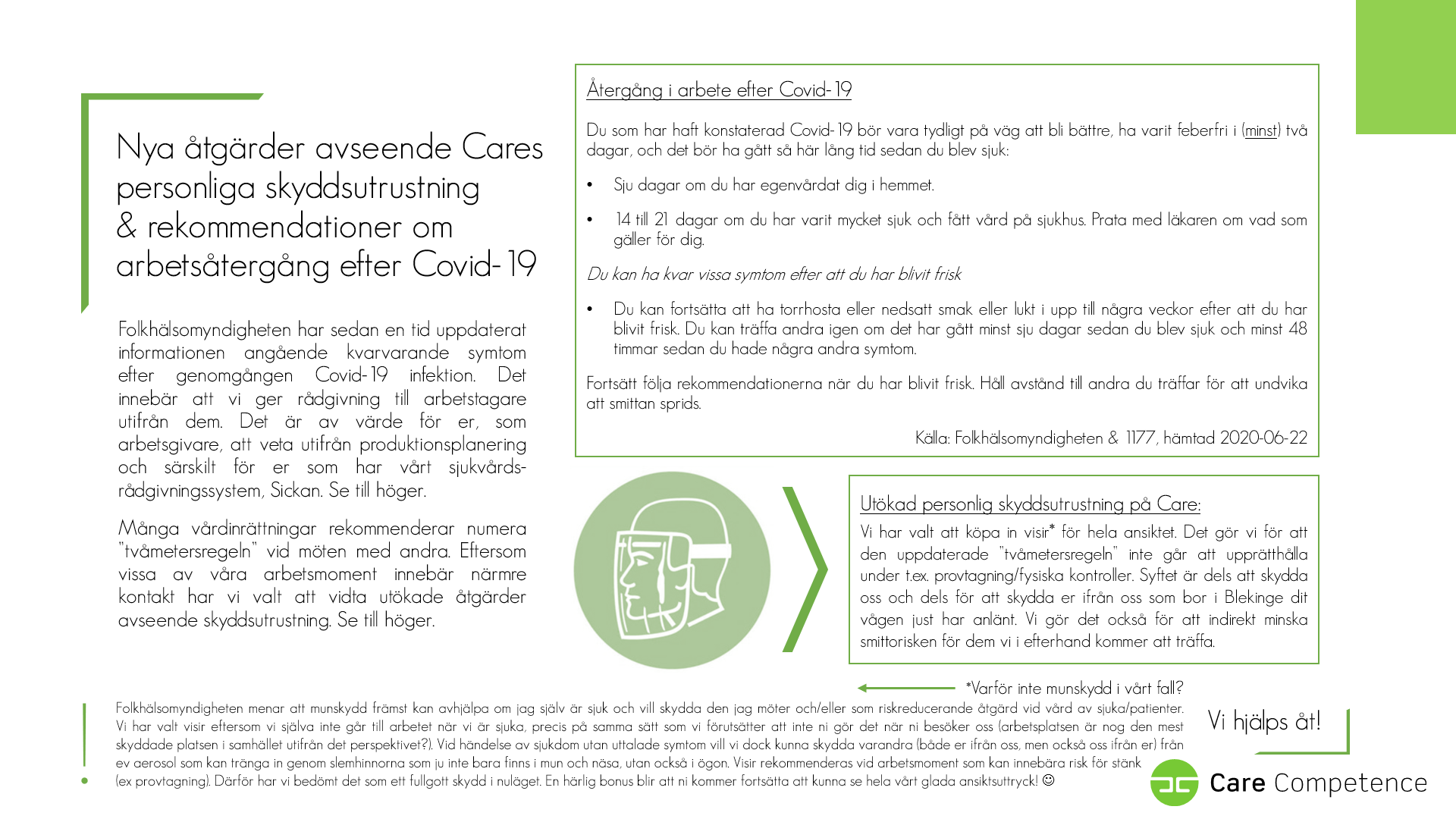 Cares åtgärder Covid 19 (2)